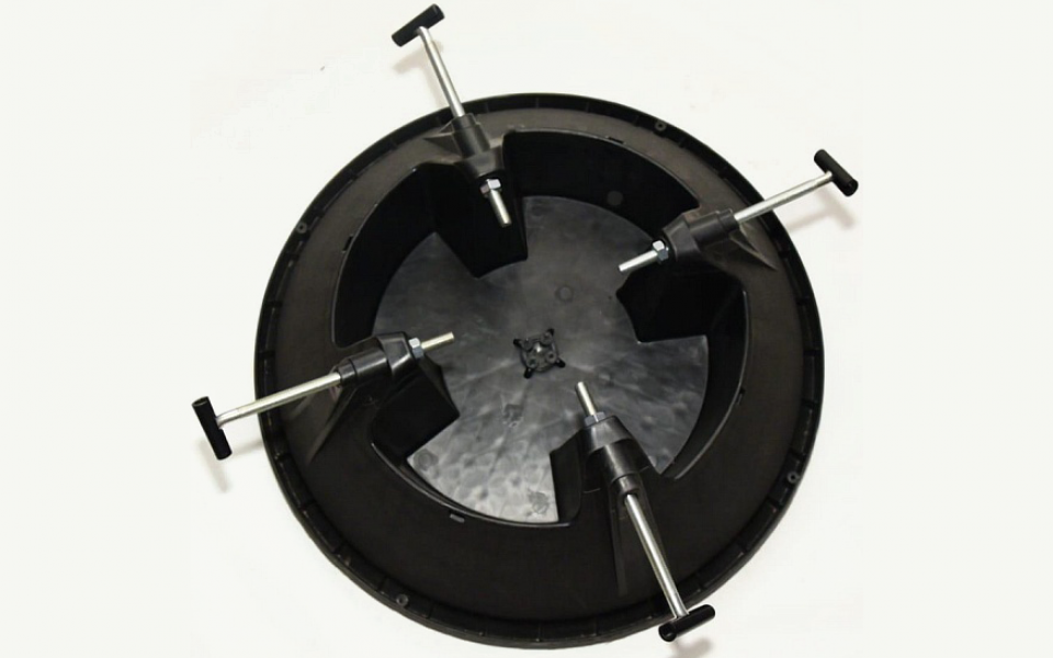 Подставка Витязь XXL (винт металл, чёрная)